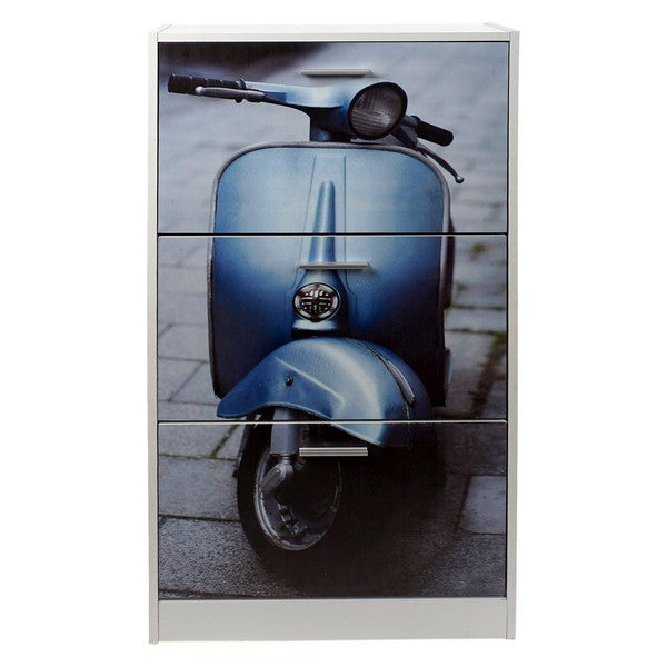 Regal za Čevlje Dekodonia Motor Les Vintage (60 x 24 x 115 cm)