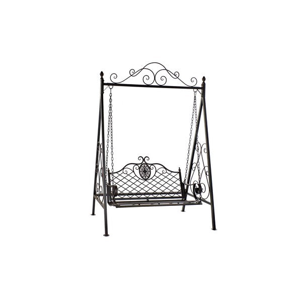 Klop z Naslonjalom DKD Home Decor Gugalnica za dojenčke Kovina (152 x 93 x 214 cm)