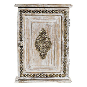 Omara za ključe DKD Home Decor Medenina Mangov les (21 x 8 x 28 cm)