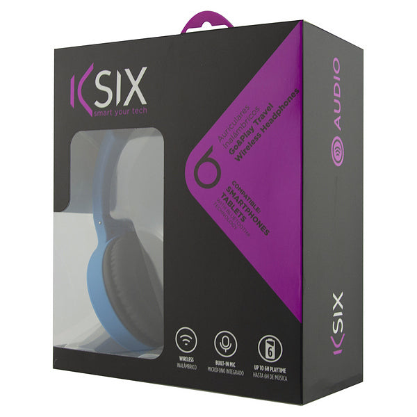 Zložljive Slušalke z Bluetoothom KSIX Go & Play Travel