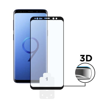 Zaščitno steklo za zaslone mobilnih telefonov Galaxy S9 3D Črna