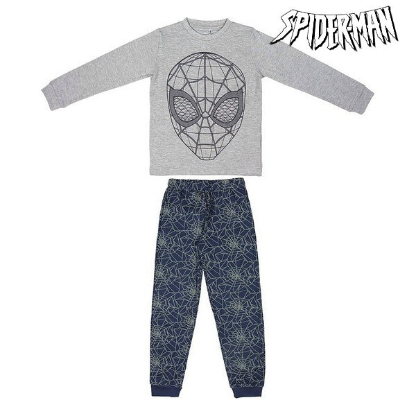 Pižama Otroška Spiderman 74807 Siva Modra (2 Pcs)