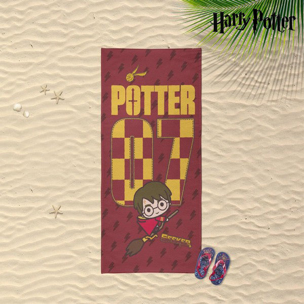 Brisača za na plažo Harry Potter Rdeča (70 x 140 cm)