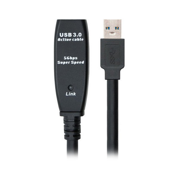 USB Podaljševalni Kabel NANOCABLE 10.01.031 Črna