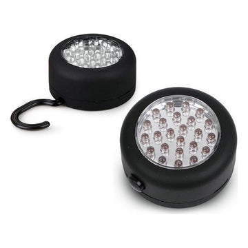 LED reflektor za garderobne omare Bricotech Črna Krožen