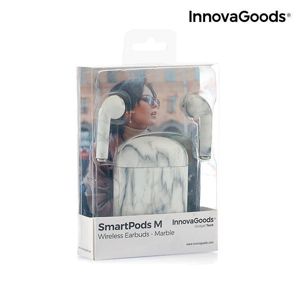 Brezžične slušalke Smartpods M Marble InnovaGoods