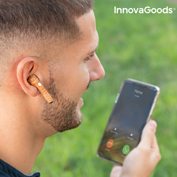Brezžične slušalke Smartpods W Wood InnovaGoods