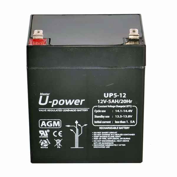 Baterija MASTER U-POWER UP 5Ah 12V (Prenovljeni izdelki A+)