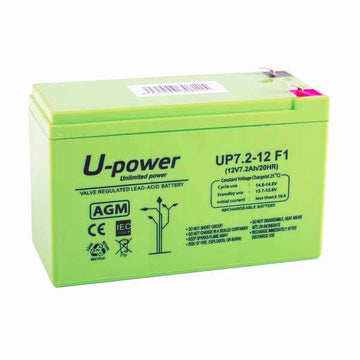 Baterija MU-UP7.2-12F1 7.2Ah 12V (Prenovljeni izdelki A+)