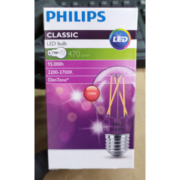 LED svetilka Philips Classic True Color 6,7W A+ 470 lm