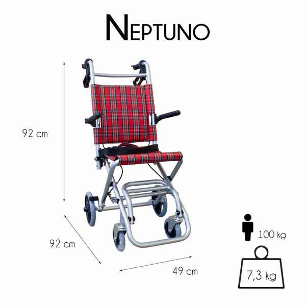 Transportni invalidski voziček Mobiclinic 1 (Refurbished B)