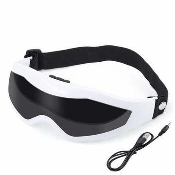 Vibrirajoča maskara za oči USB Bel/Črn (Prenovljeni izdelki D)
