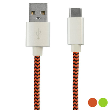 Kabel USB-C KSIX 2.4A 1 m