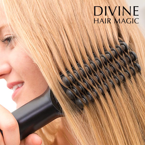 Električna Krtača za Ravnanje Las Iondict Divine Hair Magic