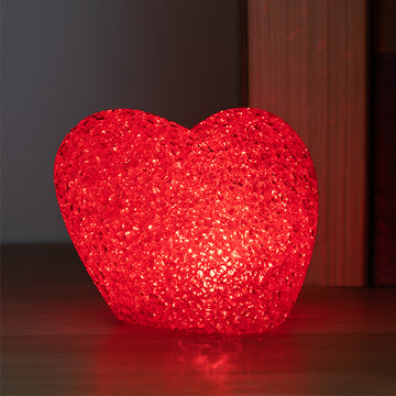 Večbarvno Škrlatno LED Srce