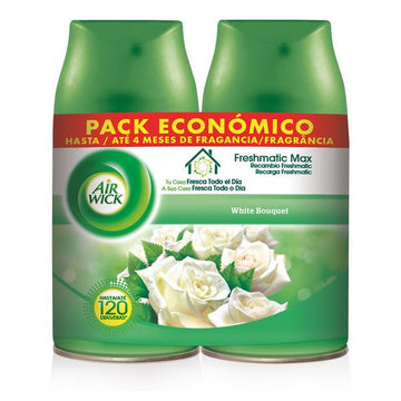 Dvojno Polnilo za Osvežilec Zraka Air Wick FreshMatic Šopek Belega Cvetja 2 x 250 ml